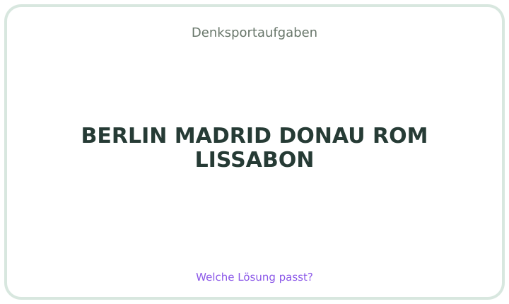 Deutsche Denksportaufgabe 6