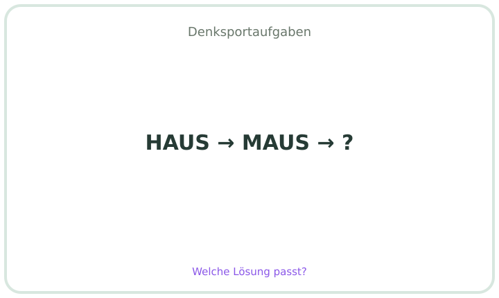 Deutsche Denksportaufgabe 7