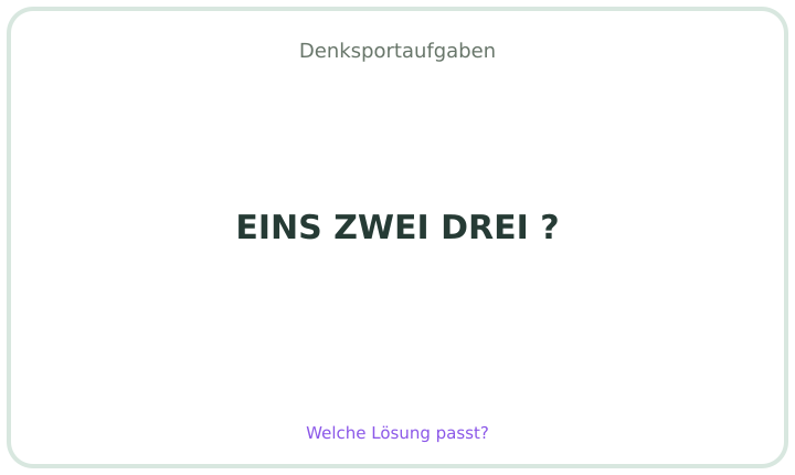 Deutsche Denksportaufgabe 16