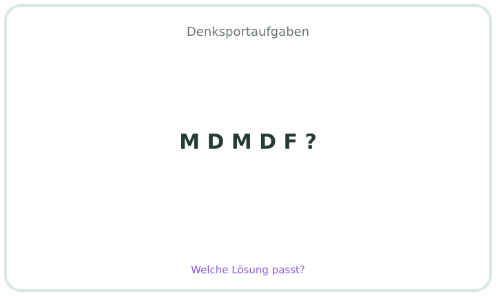 Deutsche Denksportaufgabe 18