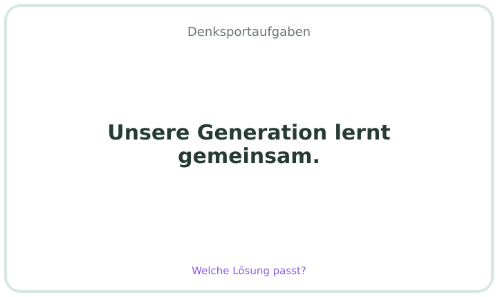 Deutsche Denksportaufgabe 20