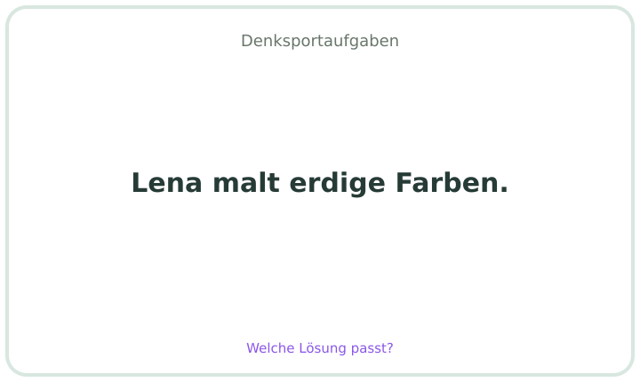 Deutsche Denksportaufgabe 21