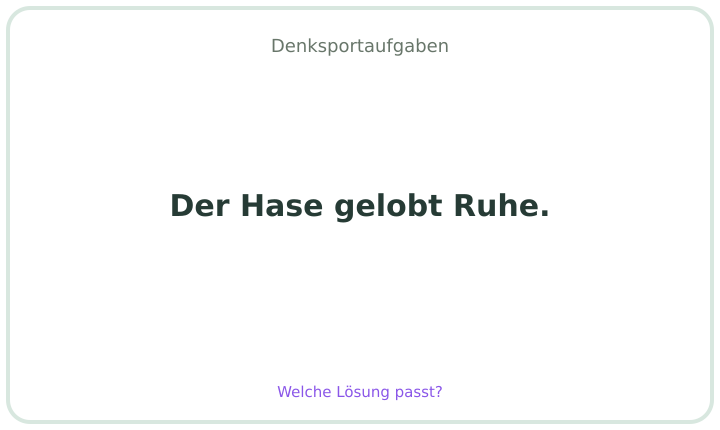 Deutsche Denksportaufgabe 22