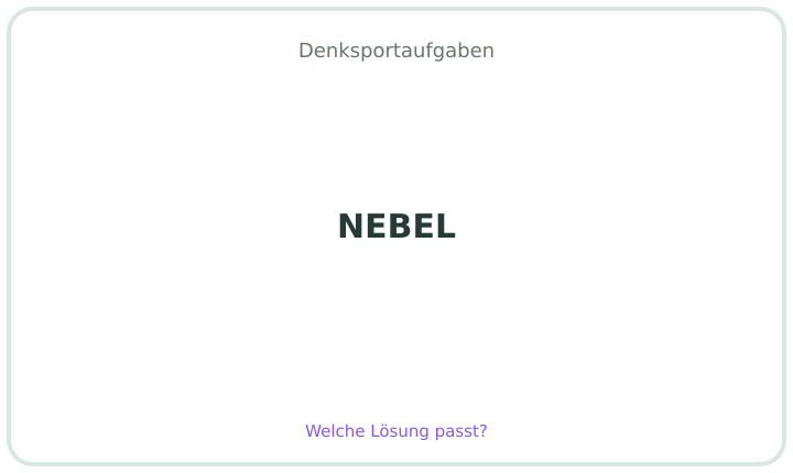 Deutsche Denksportaufgabe 26