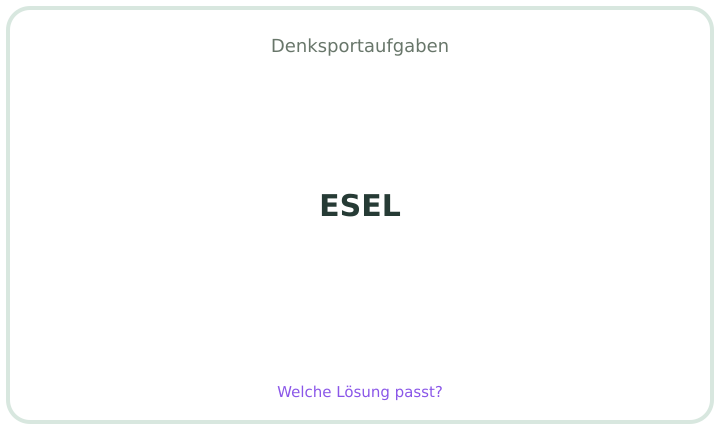 Deutsche Denksportaufgabe 30