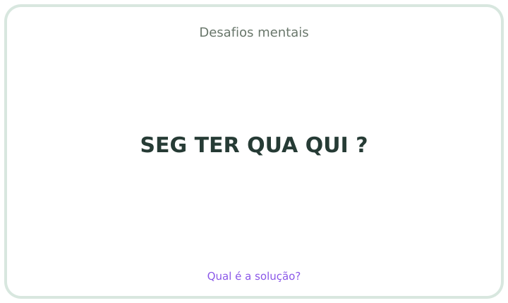 Desafio mental em português 18