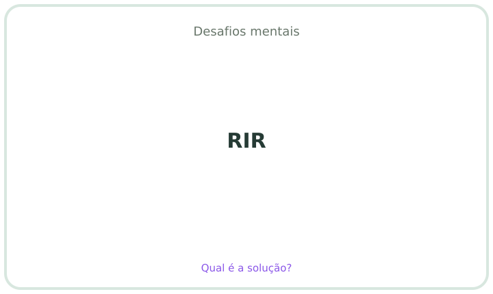Desafio mental em português 27